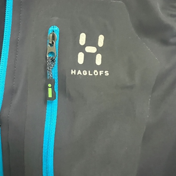 Haglöfs Women’s Black Vest with Green Inside Size Small - Picture 3 of 7